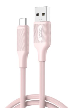 XO NB265 Μινιμαλιστικό Καλώδιο Type-C Ροζ