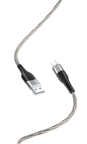 XO NB158 RGB Καλώδιο Φόρτισης για Micro 1m Μπλέ