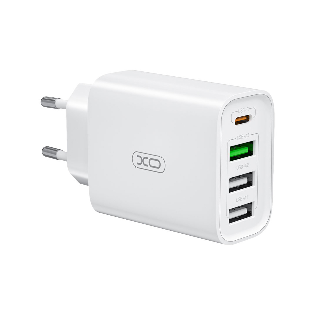 XO L120 (EU) multi port fast charging charger (USB-C 20W/USB-A 18W)