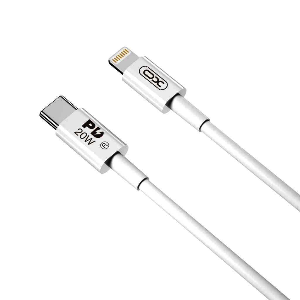 XO NB-Q189B PD 20W Καλώδιο Φόρτισης + Data Type-C Σε Lightning 2m