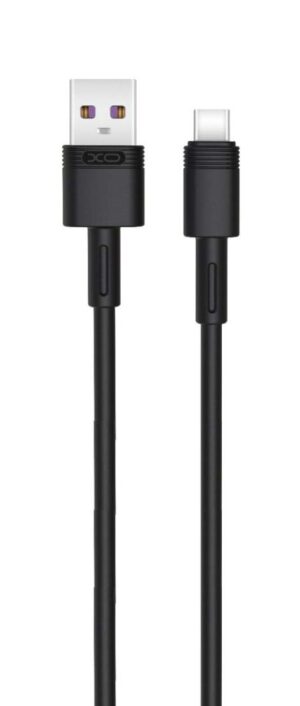 XO NB166 5A Καλώδιο Γρήγορης Φόρτισης για Type-C Μαύρο