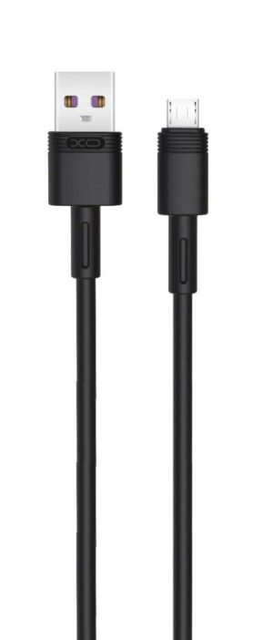 XO NB166 5A Καλώδιο Γρήγορης Φόρτισης για Micro Μαύρο