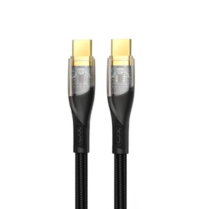 XO NB-Q223B Καλώδιο Φόρτισης + Data Type-C σε Type-C 60W 1m