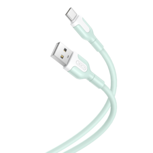 XO NB212 2.1A USB Καλώδιο for Type-C 1m Πράσινο