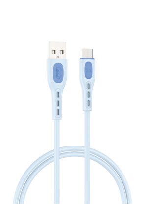 XO NB280 Καλώδιο Δεδομένων Micro 1M 3A Μπλε