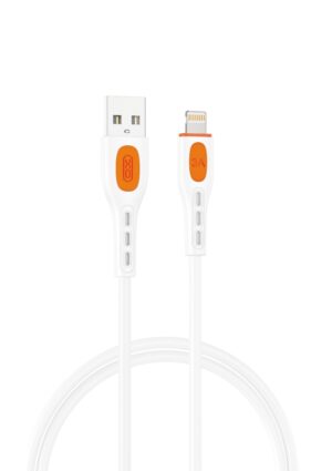 XO NB280 Καλώδιο Δεδομένων Lightning  1M 3A Λευκό