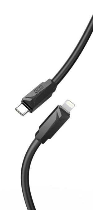 XO NB-Q233A Καλώδιο Φόρτισης + Data Type-C σε Lightning 27W 1m Μαύρο