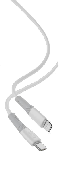 XO NB-Q226A 27W Καλώδιο Φόρτισης + Data Type-C σε Lightning 1m Άσπρο